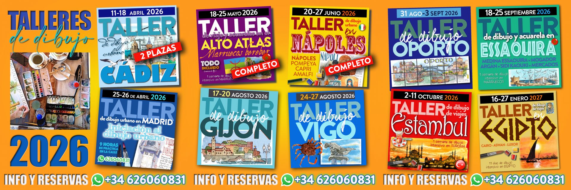 Talleres de dibujo urbano