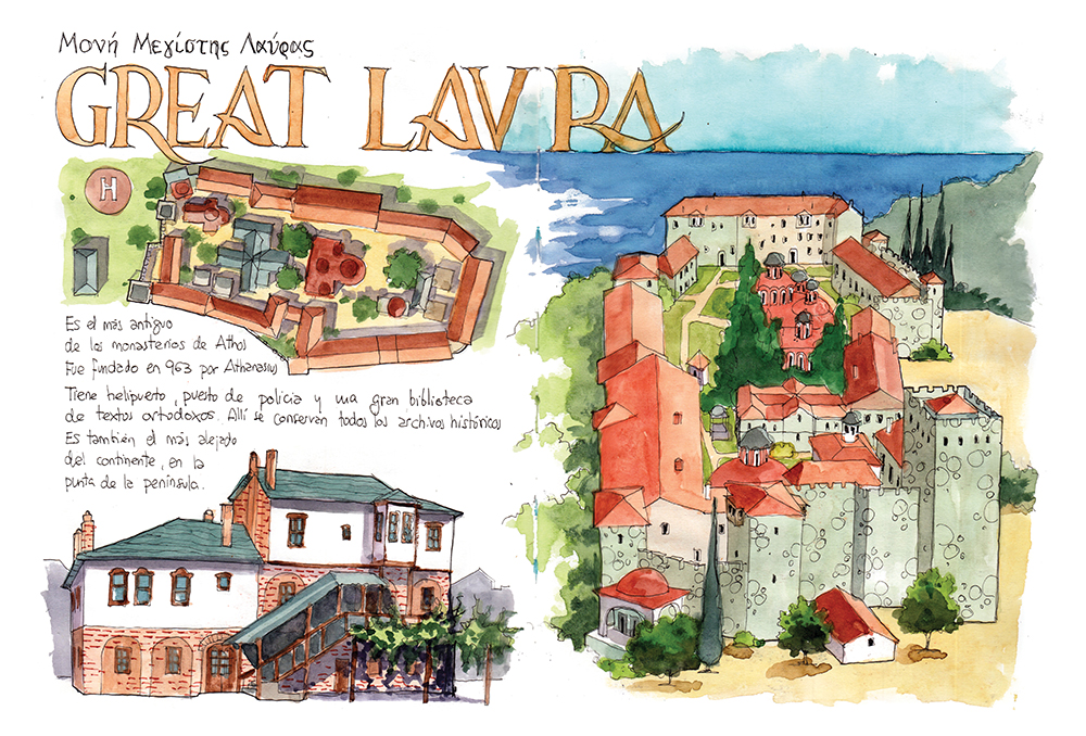 Athos y Meteora Great Lavra