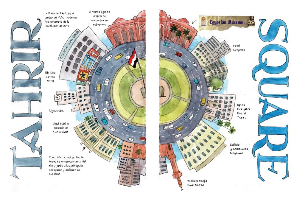 Egipto acuarelas de viaje