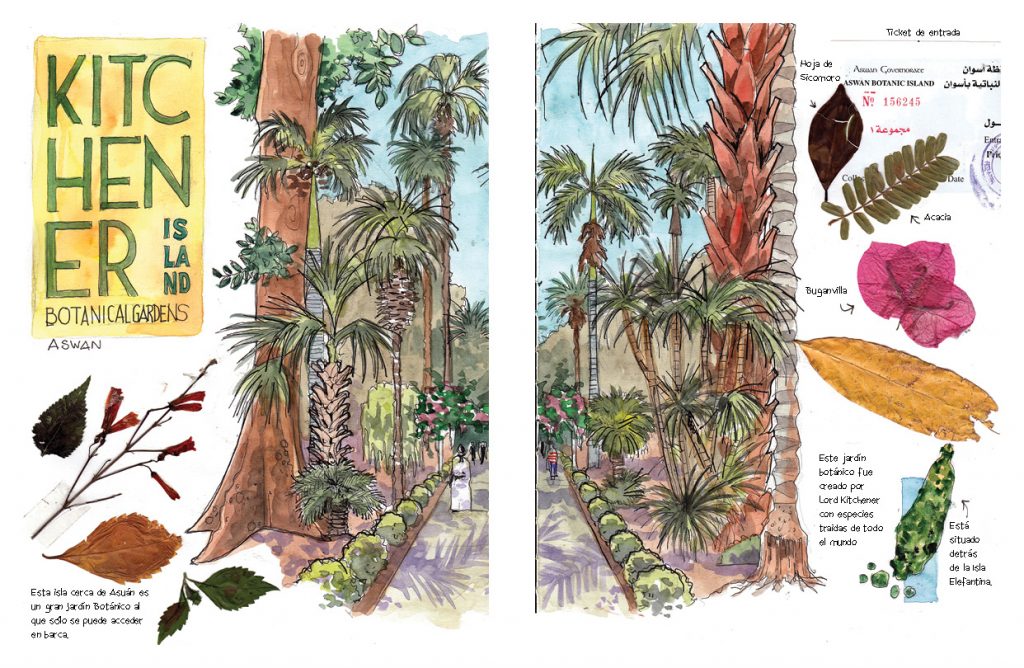 Egipto acuarelas de viaje