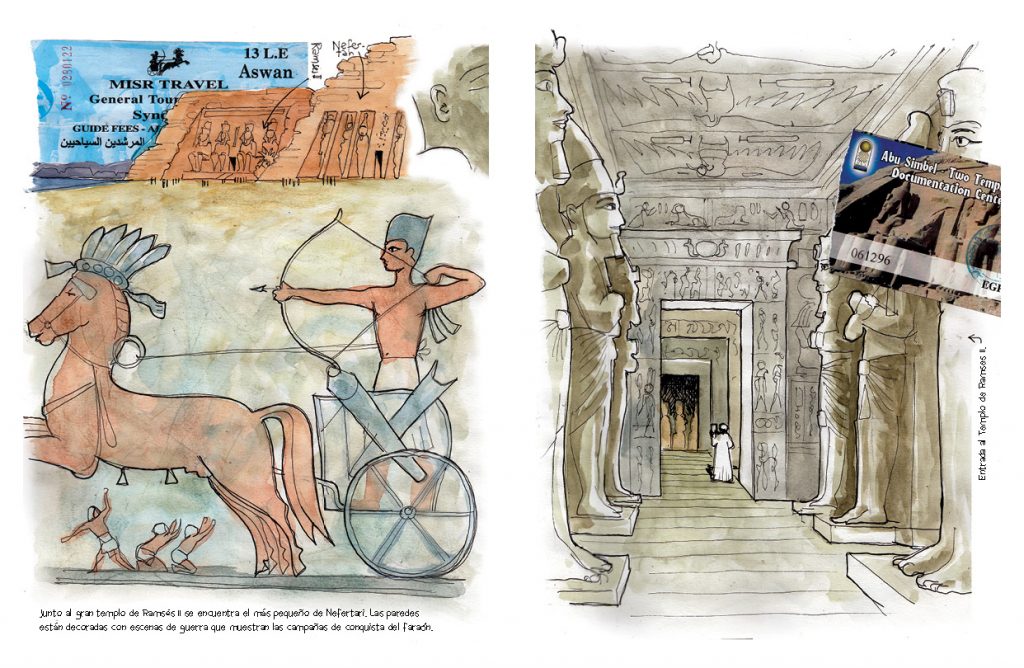 Egipto acuarelas de viaje