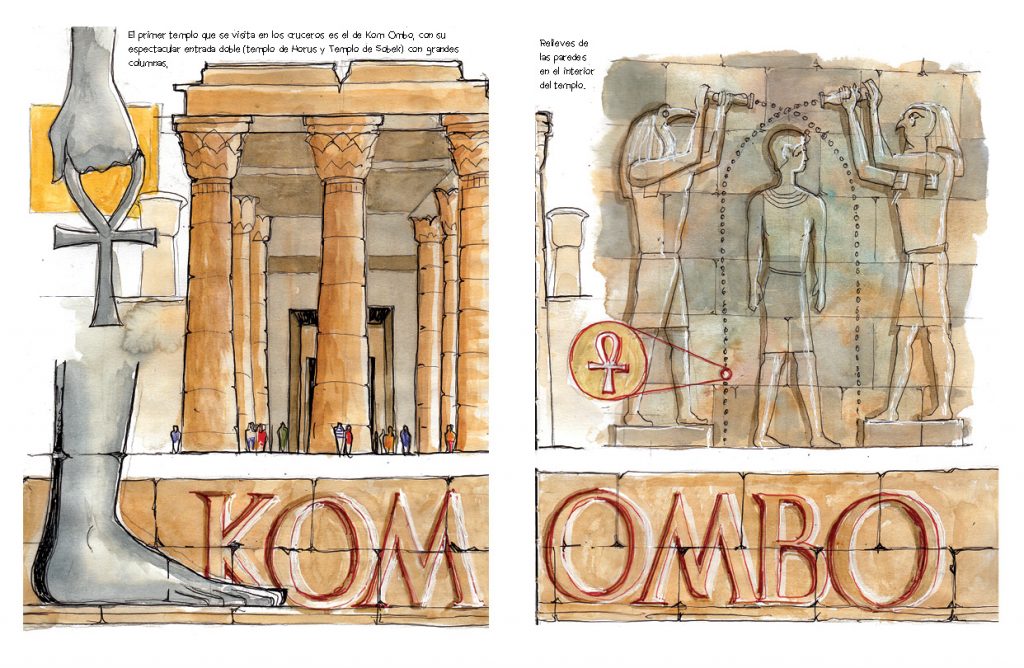 Egipto acuarelas de viaje