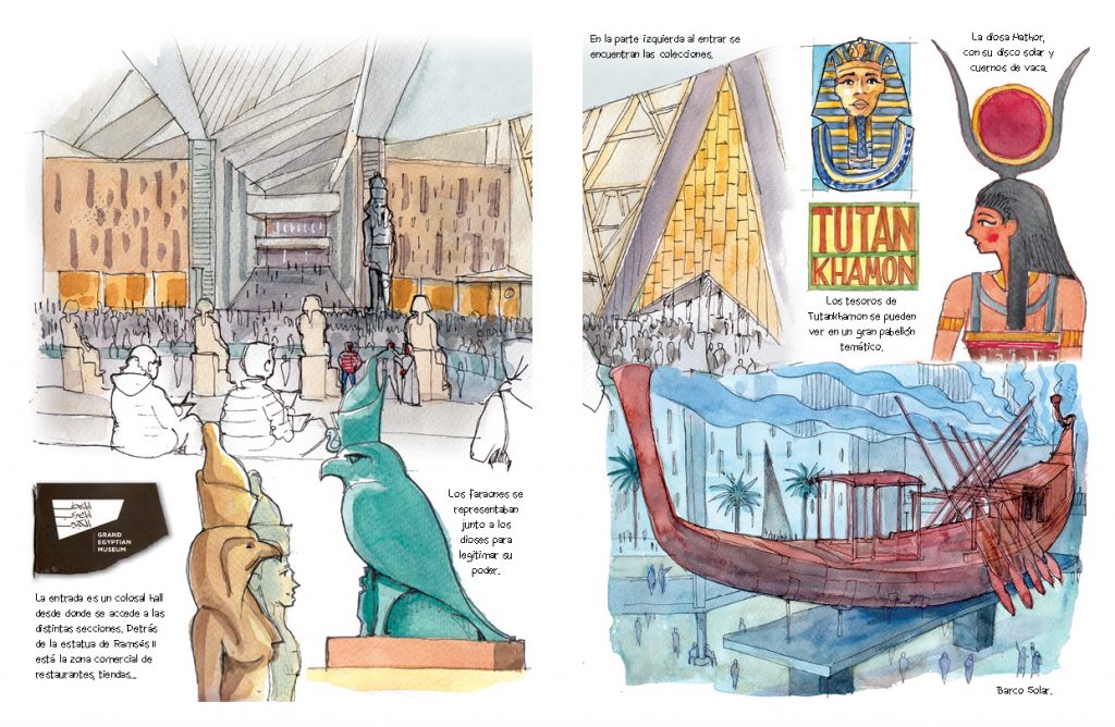 Egipto acuarelas de viaje