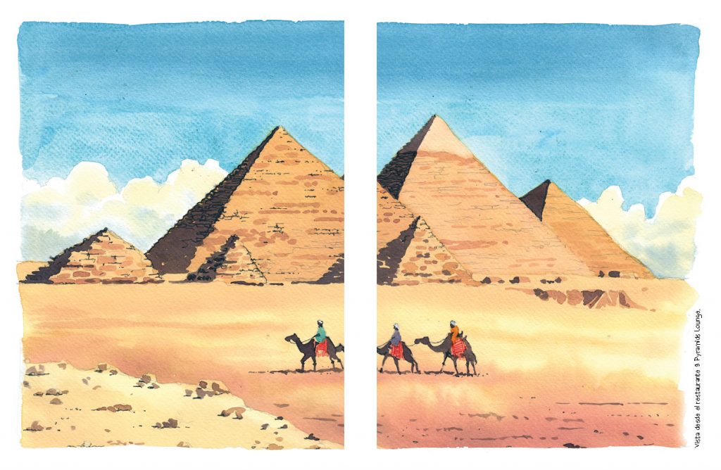 Egipto acuarelas de viaje