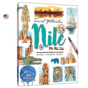 Nile travel watercolors