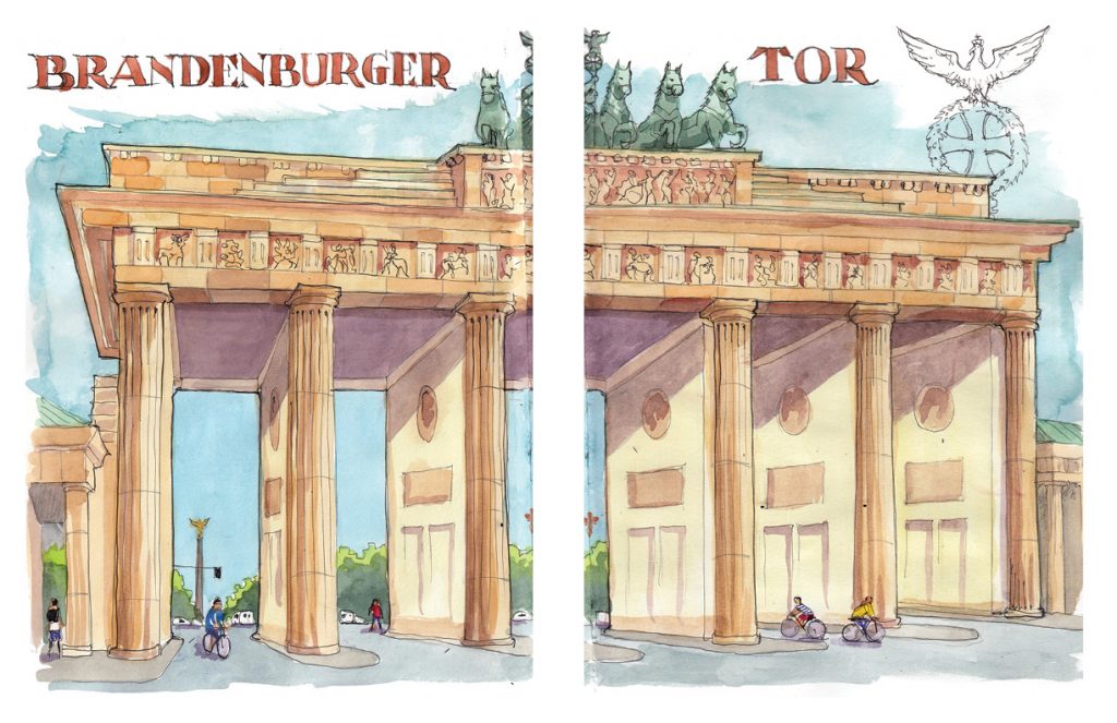 Berlin acuarelas de viaje