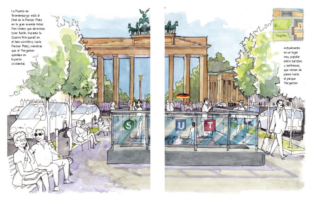 Berlin acuarelas de viaje